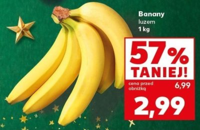 Banany luzem  promocja w Kaufland