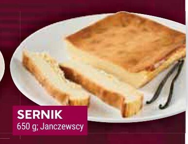 Sernik Janczewscy promocja w Stokrotka