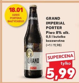 Piwo Grand imperial porter promocja w Kaufland