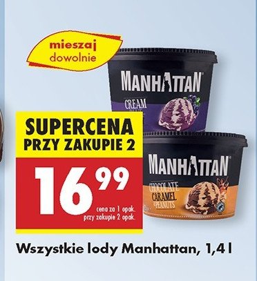 Lody cream & blueberry Nestle manhattan Manhattan (nestle) promocja