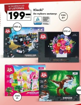 Klocki, różne zestawy promocja w Biedronka