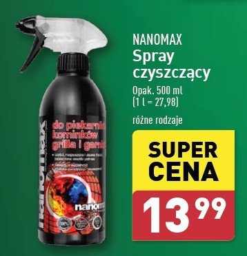 Środek do czysczenia piekarników kominków grilla i garnków Nanomax promocja