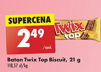 Baton Twix top promocja w Biedronka