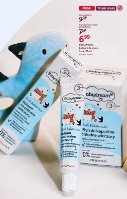 Balsam do ciała Babydream, 3m+, 30 ml promocja w Rossmann