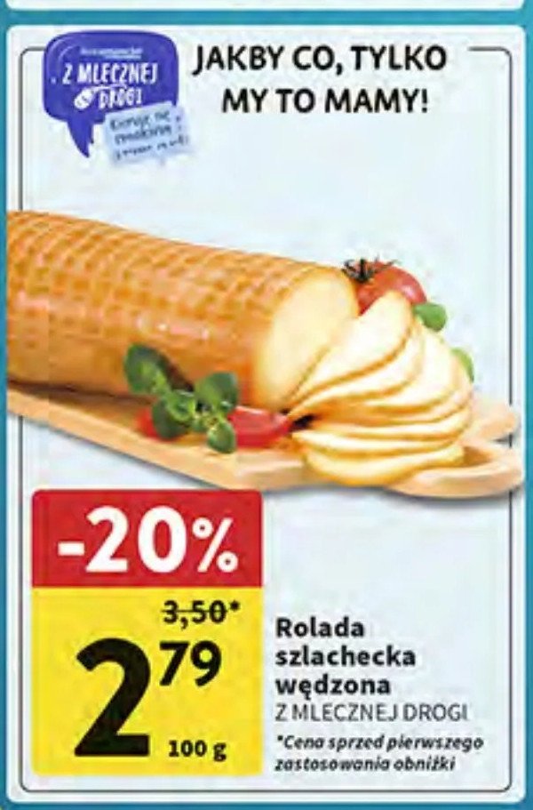 Rolada szlachecka wędzona Z mlecznej drogi promocja