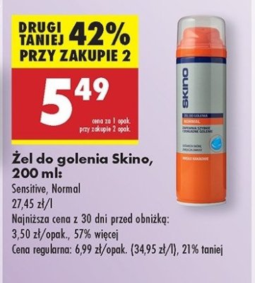呕el do golenia sensitive Skino promocja