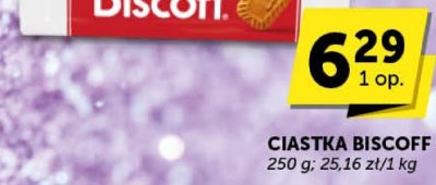 Ciastka BISCOFF promocja w Groszek