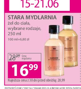 Żel pod prysznic cashmere Stara mydlarnia promocja w Auchan