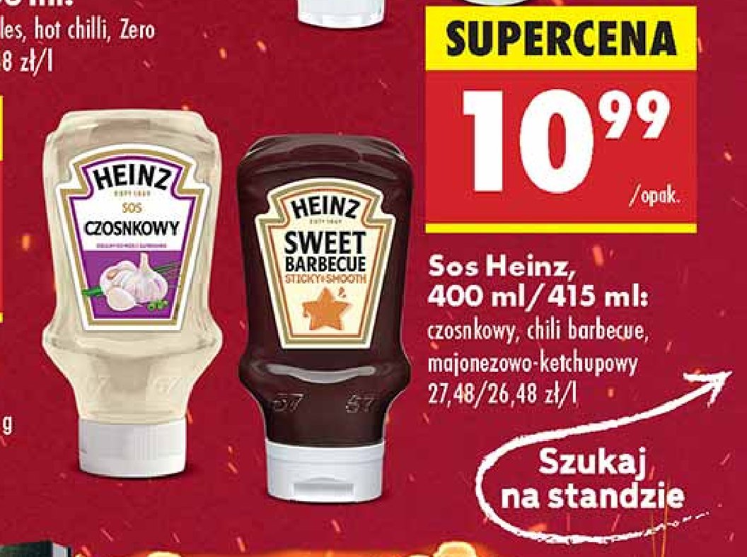 Sos sweet barbecue Heinz promocja