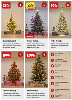 Choinka Klasyczna z nutą złota promocja w Jula