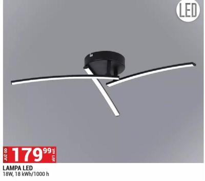 LAMPA LED 18W, 16 kWh/1000 h promocja w Merkury Market