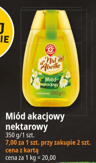 Miód akacjowy Wiodąca marka nid d'abeille promocja w Leclerc