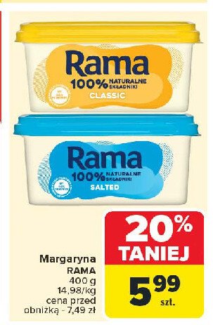 Margaryna Rama salty promocja