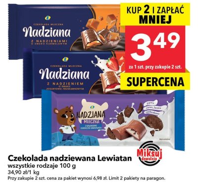 Czekolada promocja w LEWIATAN