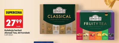 Herbata Ahmad Tea kolekcja 60 torebek promocja w Biedronka