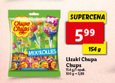 Lizaki mix of lollies Chupa chups promocja