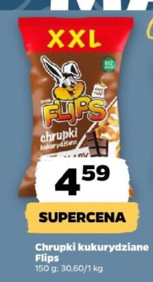 Chrupki kukurydziane Flips promocja w Netto