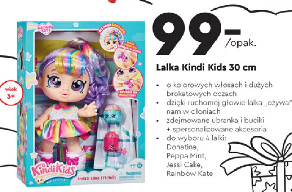 Lalka kindi kids - rainbow kate Tm toys promocja