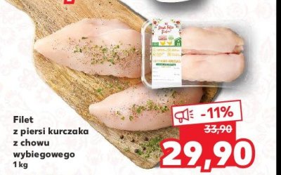 Filet z piersi kurczaka z chowu wybiegowego K-classic stąd takie dobre! promocja