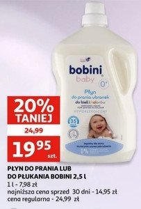 P艂yn do prania ubranek dzieci臋cych Bobini baby promocja