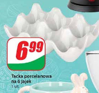 Tacka porcelanowa na 6 jajek promocja