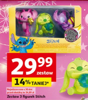 Zestaw 3 figurek Stitch promocja w Auchan