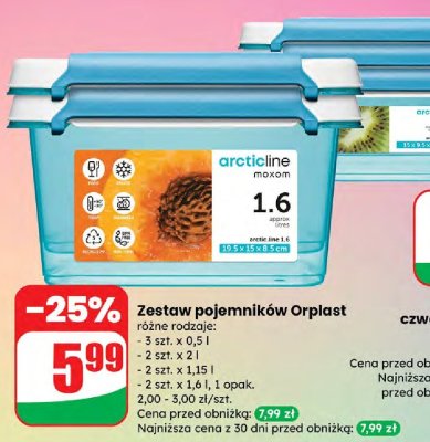 Zestaw pojemników  promocja w Dino