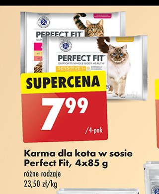 Karma dla kota sensitive 1+ Perfect fit promocja