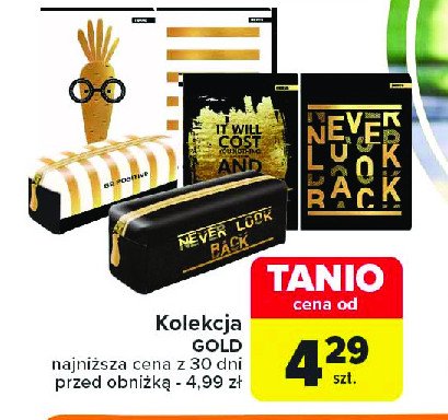 Zeszyt gold Rexus promocja