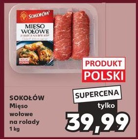 Mięso wołowe na rolady Sokołów promocja