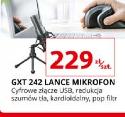 Mikrofon gxt 242 lance Trust promocja