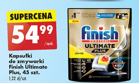 Tabletki do zmywarki lemon Finish powerball ultimate promocja