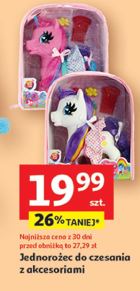 Jednorożec do czesania One two fun promocja w Auchan