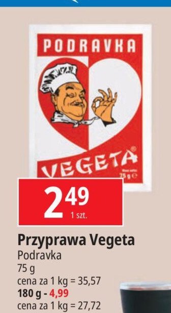 Przyprawa do potraw czerwona Vegeta promocja