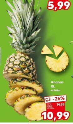 Ananas XL promocja w Kaufland
