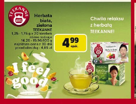 Herbata white citrus Teekanne world special teas promocja w Carrefour