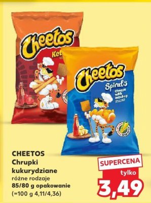 Chrupki kukurydziane Cheetos różne rodzaje promocja w Kaufland