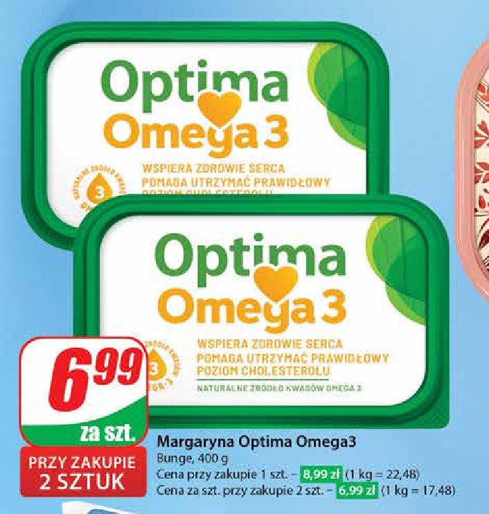 Margaryna Optima omega3 Optima kruszwica promocja