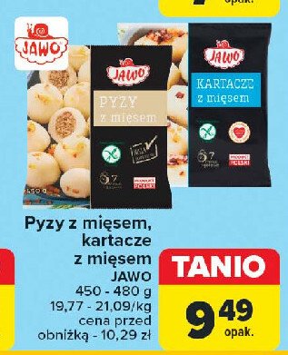 Kartacze z mięsem Jawo promocja