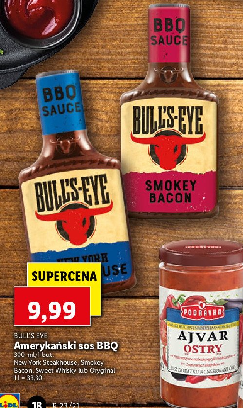Sos bbq smokey bacon Bull's-eye promocja