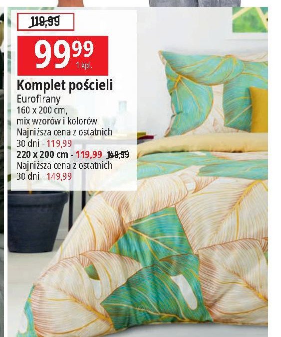 Komplet pościeli satynowej 160 x 200 cm + 70 x 80 cm EUROFIRANY promocja