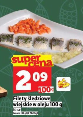 Filety śledziowe wiejskie w oleju 100 g promocja w TOPAZ