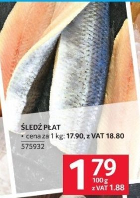 Śledź płat promocja w Selgros