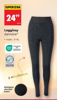 Legginsy damskie S-XL promocja w Biedronka