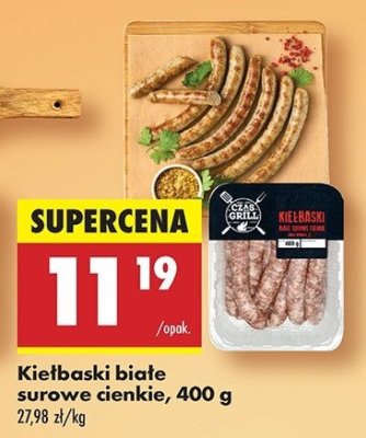 Kiełbaski białe surowe Czas na grill promocja