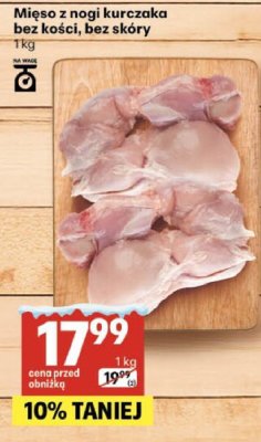 Mięso z nogi kurczaka bez kości, bez skóry promocja w Delikatesy Centrum
