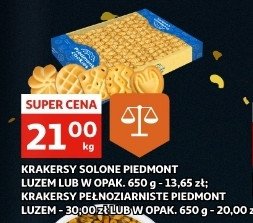 Krakersy pe艂noziarniste PIEDMONT COOKIES promocja