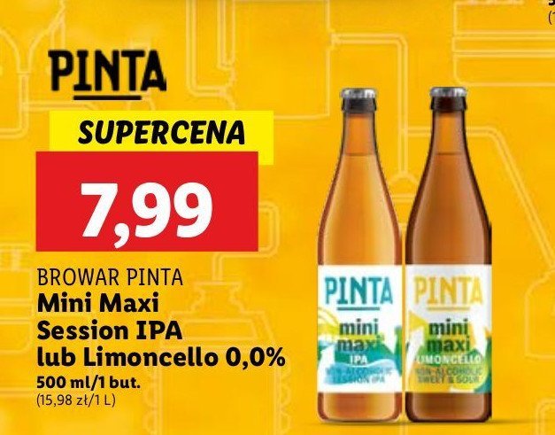 Piwo Pinta mini maxi mango promocja