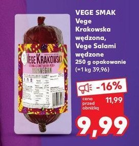 Vege krakowska wędzona Vege smak promocja