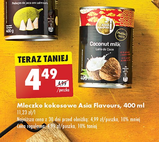 Mleczko kokosowe Asia flavours promocja